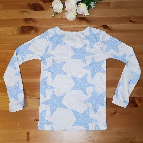 Carter's Just One You -Girls Star 100% Cotton T-Shirt Pullover Pajama Size 7 - Picture 4 of 5